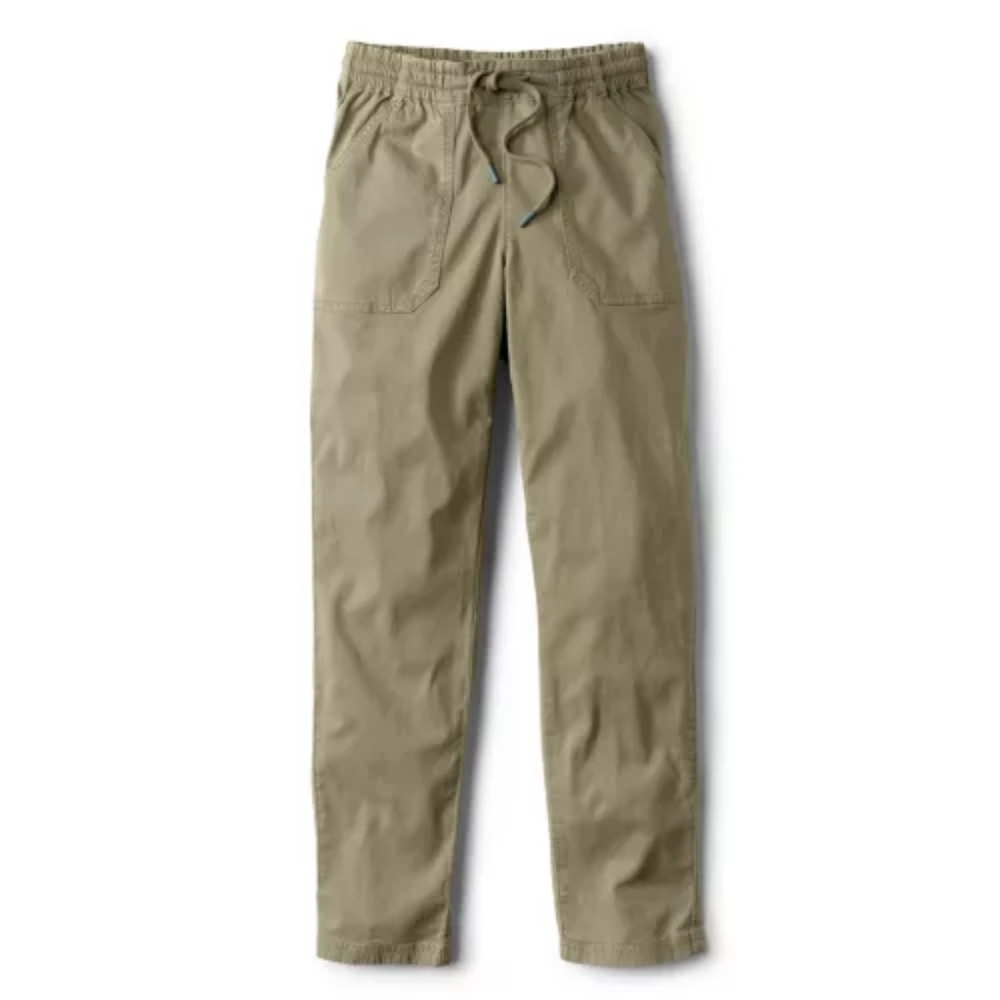 NWT Orvis Explorer ankle pants size M, tan pullstring pants
